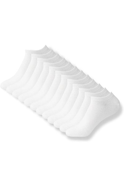FM LONDON Unisex Plain Trainer Socks Trainer Socks (pack of 12)