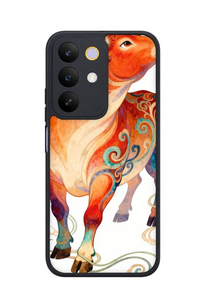 realme C85 5g Compatible Ox Patterned Camera Protected Shockproof Case