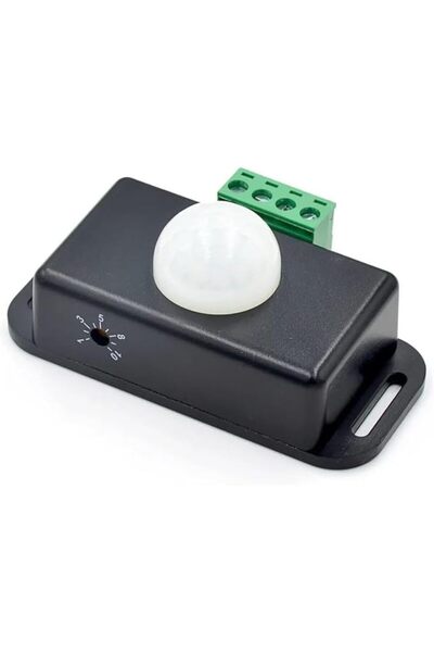 GENERAL Black 1 Packs PIR Motion Sensor Switch for LED Lights, DC 12V, DC 24V...