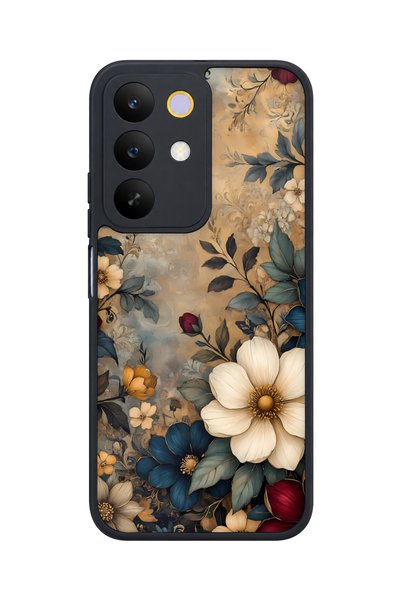 realme حافظة C85 5G متوافقة مع الكاميرا ذات النمط الزهري ومقاومة للصدمات