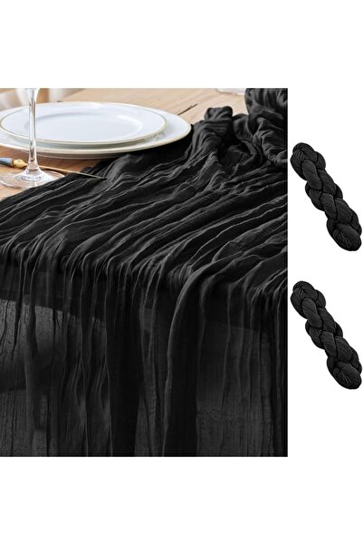 GENERAL Cheesecloth Table Runner 90x400 cm (13FT) Boho Rustic Wedding Decor -...