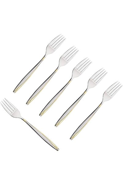 Bister Heavy Duty Stainless Steel Multi Purpose 6Pcs Fork Set With Mirror Pol...