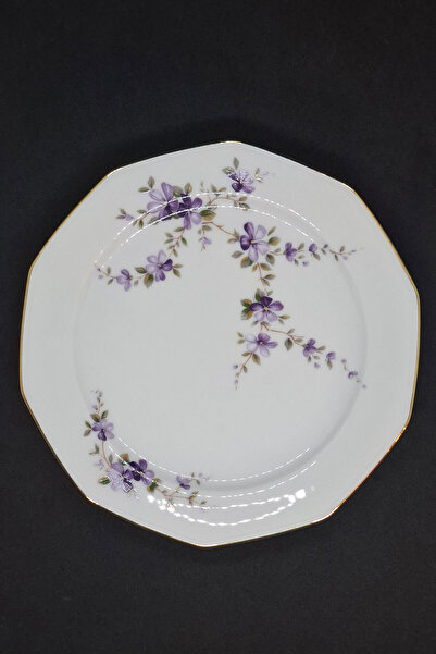 Winterling Marktleuthen Purple Patterned Cake Plate 17.5 cm