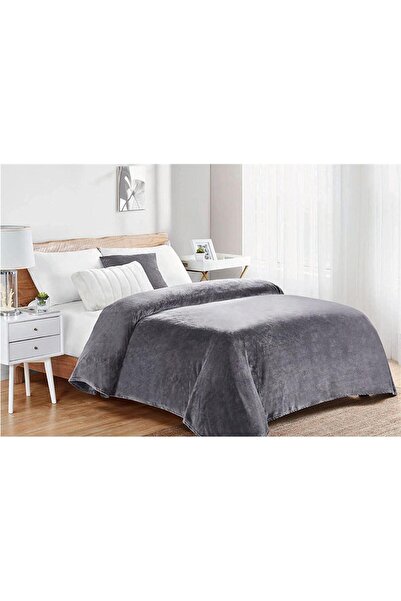 Dimcol ΚΟΥΒΕΡΤΑ CORAL FLEECE Polyester 220X240 Μονόχρωμη 06 Grey