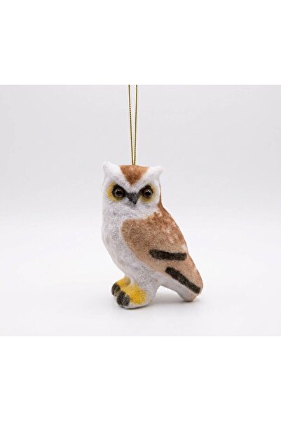 HOME ACCENTS Christmas Globe - Hanging Decoration for Tree, Plush Owl Model,