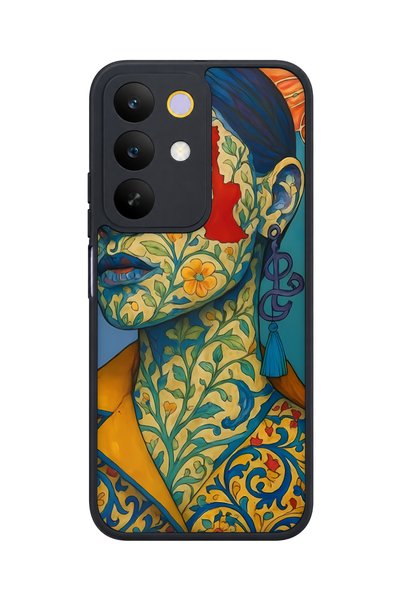 realme C85 5g Compatible Floral Portrait Pattern Camera Protected Shockproof ...
