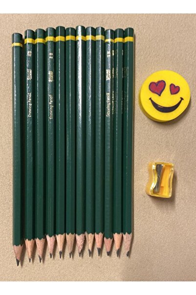 Staedtler Studi Drawing Pencil Çizim Kalemi Seti HB 2B 3B + Silgi + Kalemtıra...