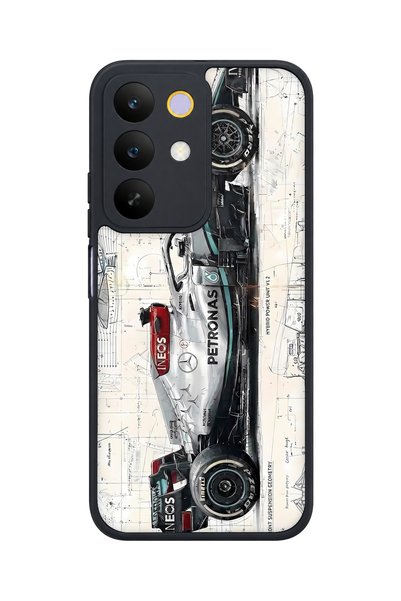 realme C85 5g Compatible Mercedes Patterned Camera Protected Shockproof Case