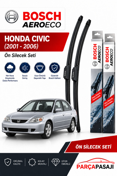Bosch Honda Civic Silecek (2001-2006) Aeroeco
