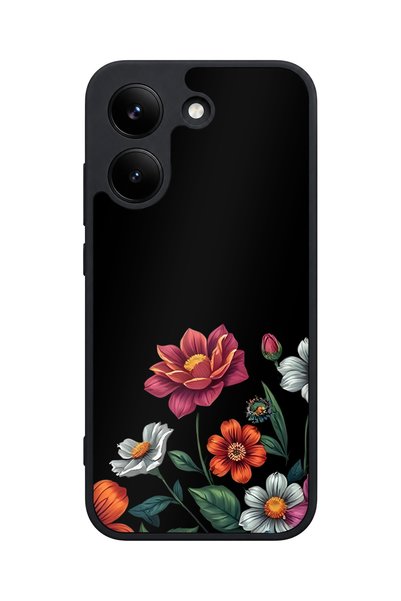 POCO X8 Pro Compatible Garden Patterned Camera Protected Shockproof Case