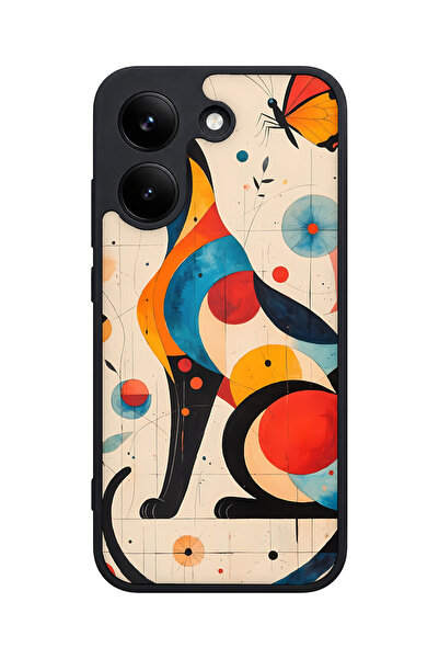 POCO X8 Pro Compatible Geometric Pattern Camera Protected Shockproof Case