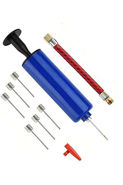 GoodTool 6-Inch Manual Air Pump Kit with Ball Needle, Nozzle and Extension Ho...