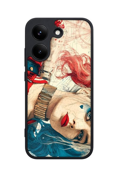 POCO X8 Pro Compatible Comic Patterned Camera Protected Shockproof Case