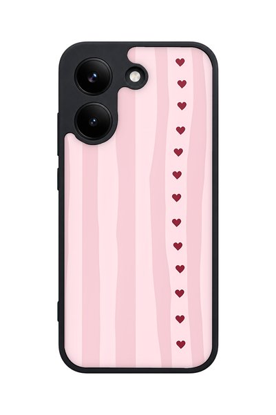 POCO X8 Pro Compatible Wavy Pattern Camera Protected Shockproof Case