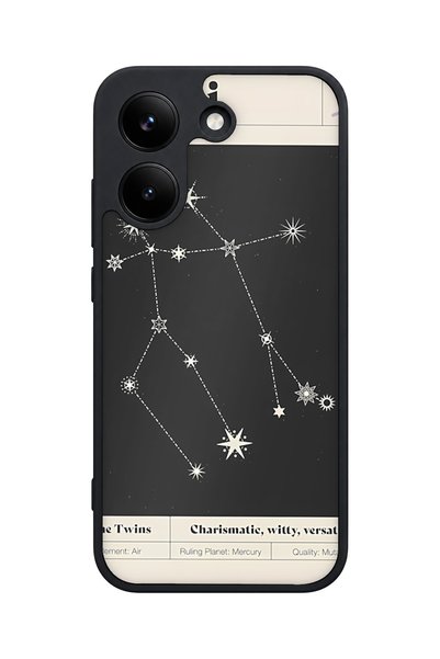 POCO X8 Pro Compatible Gemini Patterned Camera Protected Shockproof Case