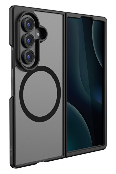 UNIQ Better By Design Galaxy Z Fold 8 Ultra Kılıf Parmak İzi ve Leke Tutmaz Veren Serisi Buzlu Transparan Magsafe Kapak