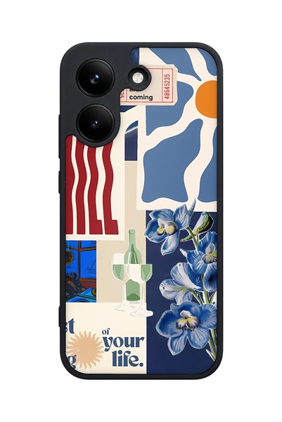 POCO X8 Pro Compatible Retrochill Patterned Camera Protected Shockproof Case