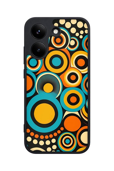 POCO X8 Pro Compatible Circle Pattern Camera Protected Shockproof Case