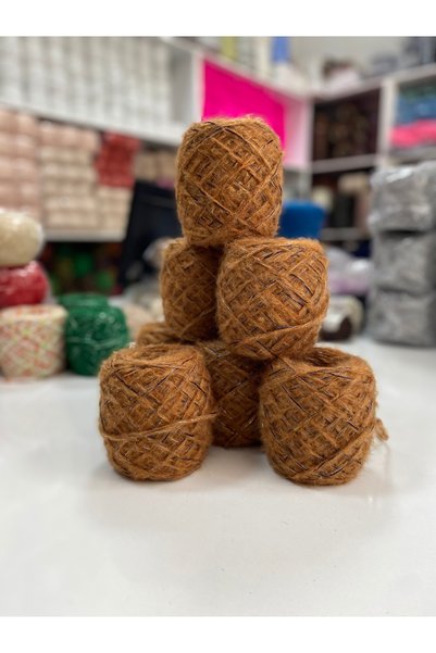 Göçer İplik Since Moher Acrylic Color Red Coffee All Net 700Gr