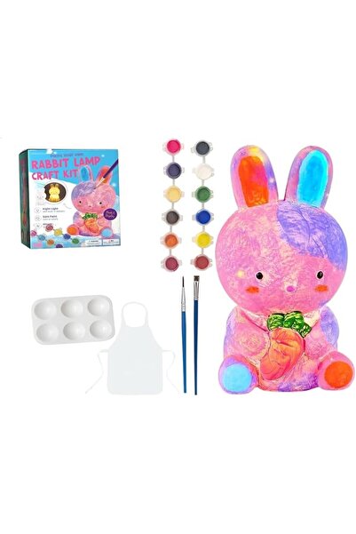 GENERAL Jumairaye Paint Own Bunny Lamp Kit, Art Supplies Arts & Crafts Kit, P...