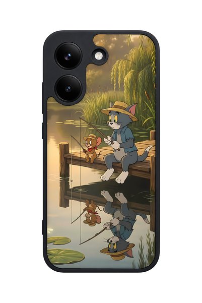 POCO X8 Pro Compatible Tom Patterned Camera Protected Shockproof Case