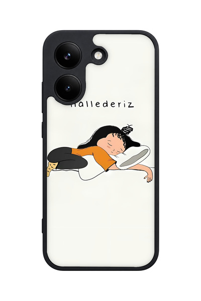 POCO X8 Pro Compatible Hallederiz Patterned Camera Protected Shockproof Case
