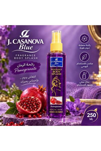 Casanova G. casanova blue - pomegranate fragrance body spray (250 ml)