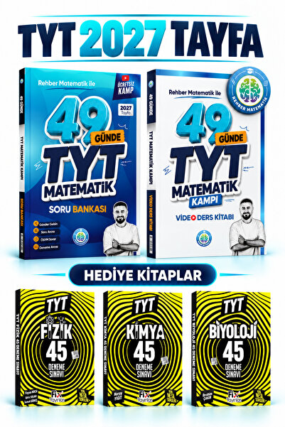 REHBER MATEMATİK YAYINLARI Rehber matematik 49 Günde Matematik Soru Bankası V...