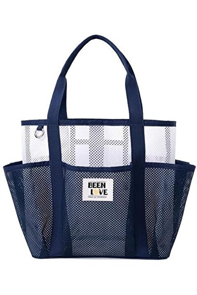 GENERAL Wai L t E m E R Mesh Beach Bag for Women Large Capacity Sand Proof an...