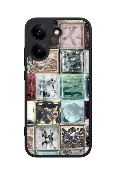 POCO X8 Pro Compatible Liquid Patterned Camera Protected Shockproof Case