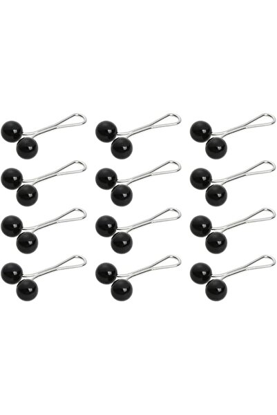 GENERAL Joyzzz Hijab Clip, 12PCS Black Scarf Pins, No-Slip U Shape Hijab Clip...