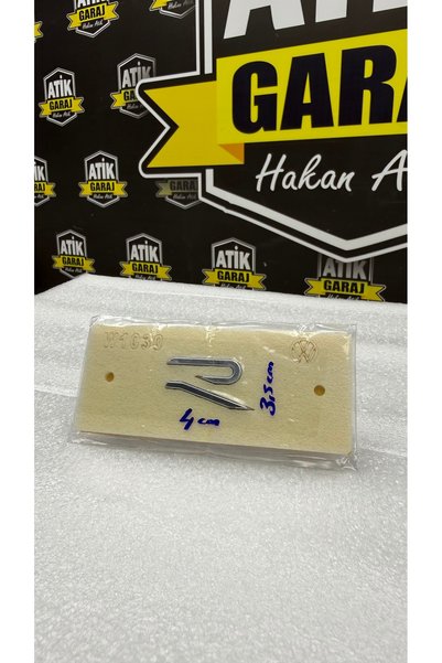 ATİK GARAJ New Look R Logo Chrome Adhesive