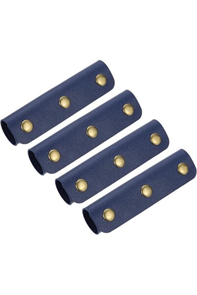 SYOSI 4 Pcs PU Leather Handbag Handle Covers, Luggage Handle Wrap Grip Protec...