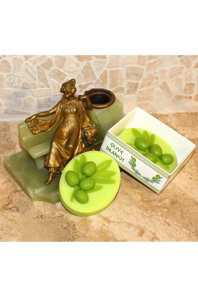 Creatii din lavanda Sapun handmade decorativ „Ramura de maslin”, cu ulei de m...