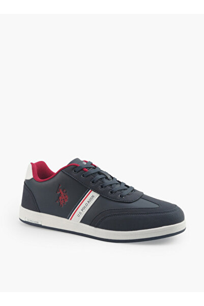 U.S. Polo Assn. Men Logo Print Lace-Up Ankle Sneakers