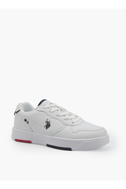 U.S. Polo Assn. حذاء رياضي نسائي برباط وشعار مميز