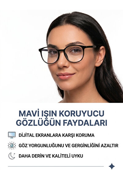 Genel Markalar MAVİ IŞIN KORUMALI GÖZLÜK
