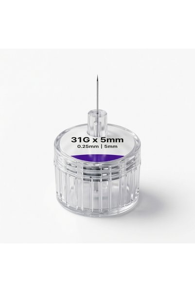 Verifine Pen Needles, Insulin Pen Needles 31G 5mm, Diabetic Injection Needles, Ultra Fine Pen Needles (Pack of 100).