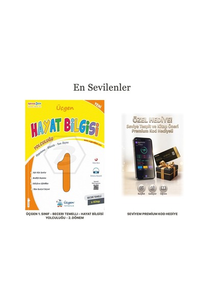 Üçgen Yayıncılık ÜÇGEN YAYINLARI 1. SINIF - BECERİ TEMELLİ - HAYAT BİLGİSİ YO...