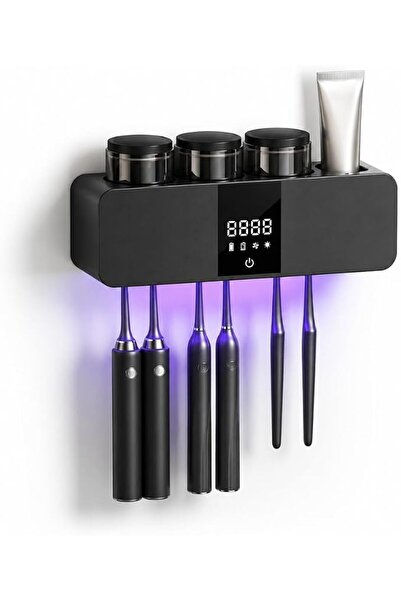 REOCLE Ryocell Uv Sterilization Toothbrush Holder, Wall-Mounted Toothbrush Ho...