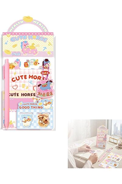 TERRIFI 7 Pcs School Supplies Set for Kids, Includes Animal Stickers, Note Pa...