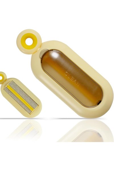 KASTWAVE أداة إزالة الوبر الصفراء القابلة لإعادة الاستخدام للملابس، مزيل شعر ...