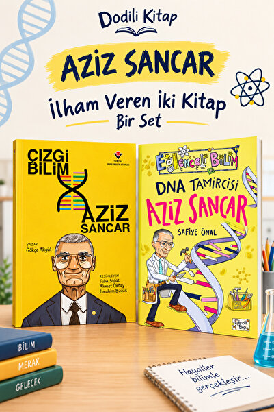 Tübitak Yayınları Aziz Sancar’dan İlham Veren İki Kitap DNA Tamircisi Aziz Sa...
