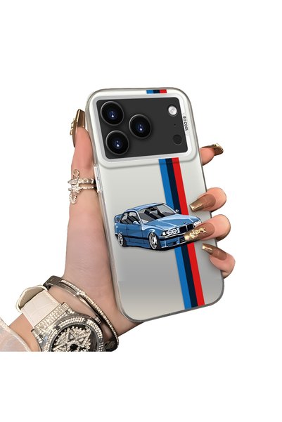 Hontinga For iPhone 18 Pro Max Compatible Silicone Edge Hard Back Case Bmw Pa...