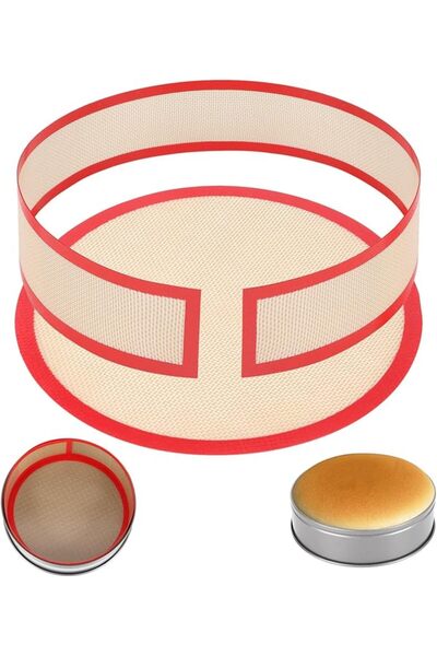 Tazweeq 2 Packs Silicone Baking Mat for Springform Pan, Reusable Non-Stick 9 ...