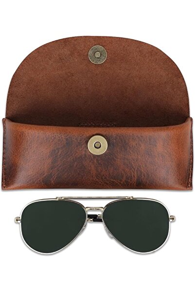 theanemos Sunglasses Cover, Leather Sunglasses Case, Eye Glasses Cover, Sungl...