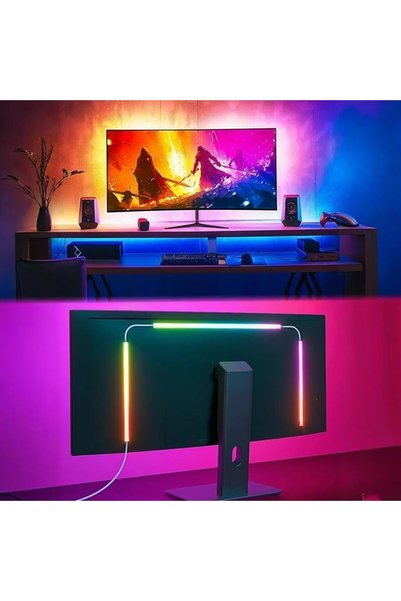 XLOTS Monitor LED Backlights，LED Strip Lights That Sync with Screen Color or ...