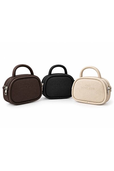 SİDEES ÇANTA Women's Mini Shoulder and Hand Bag Set with Double Compartments,...