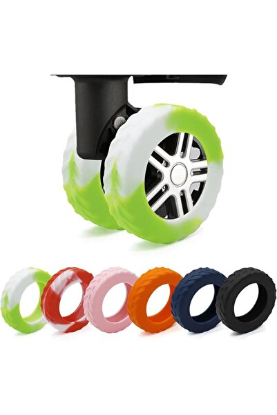 TERRIFI Upgraded 8-Pack Luggage Wheel Protector Covers - Durable Anti-Dust, S...