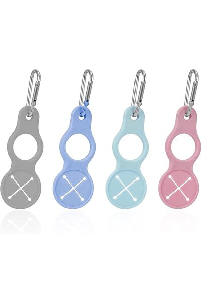 Tazweeq 4 Pack Silicone Water Bottle Clip, Portable Bottle Holder with Adjust...